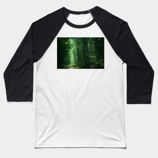 Sunlit Woodland Baseball T-Shirt